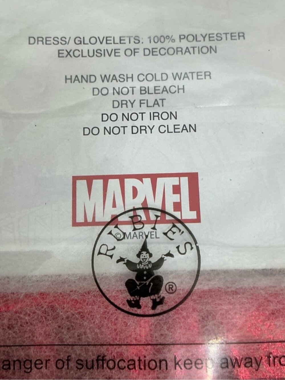 Captain Marvel Costume Tutu Dress  by Rubie’s Costumes Kids Medium 8-10 - Picture 9 of 13